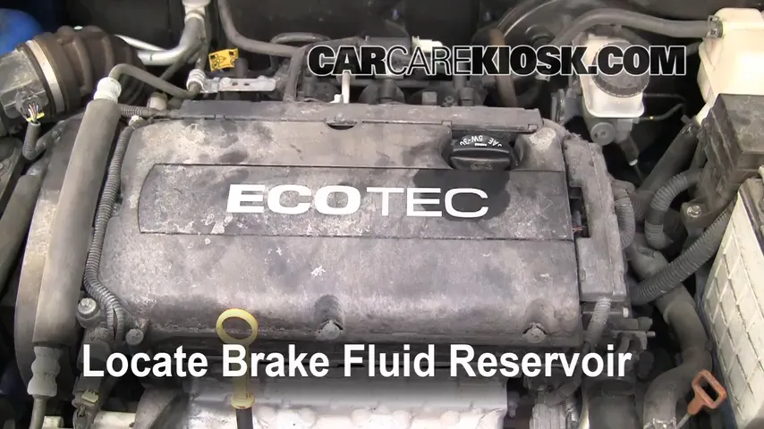 2009 Chevrolet Aveo LS 1.6L 4 Cyl. Brake Fluid Add Fluid